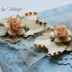 Kopertówka z okazji ślubu-'złote motyle' - 