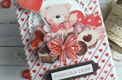 Kartka na walentynki "Tylko dla Ciebie”
