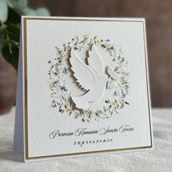 Ręcznie robione zaproszenia komunijne, 55C