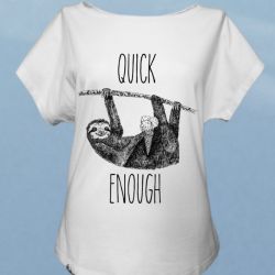 Leniwiec - koszulka damska