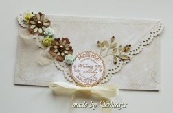 Kopertówka z okazji ślubu-'jesienna łąka''