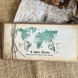 181,kartka na ślub z mapą do koperty