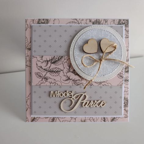 Kartka na Ślub Młodej Parze 1