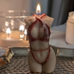 Świeca dekoracyjna kobieta w bikini  - 