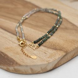 Naszyjnik "Peak of Freedom" - Siła i Wytrwałość z Agatem