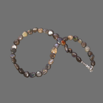 Naszyjnik "Australijska Galaktyka"opal Matrix - Luksusowy naszyjnik z opali australijskich Matrix