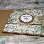 Ślubna kartka dla podróżników 8 - kartka ślubna z motywem mapy