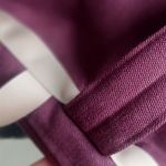 Burgundowy plecak kurierski z suwakiem - 