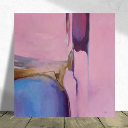 Abstrakcja -obraz akrylowy -formatu 60x60 cm.