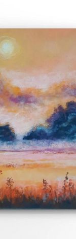 Pejzaż49-praca pastelami