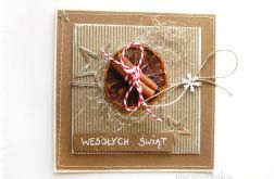 pachnąca eko Kartka świąteczna