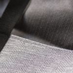 Torba z kominem szara jodełka - 