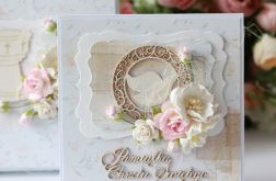 Kartka na chrzest z pudełkiem 1d