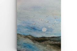 Morze-akwarela formatu 32/24 cm
