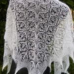Chusta biała mgiełka - 