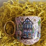 świąteczny ręcznie malowany kubek wiosna WIELKANOC - wiosenny kubek dla dziecka