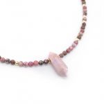 NASZYJNIK "RÓŻANA AURA" - ESENCJA MIŁOŚCI I HARMONII - 