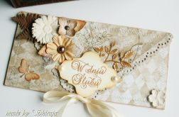 Kopertówka z okazji ślubu- retro ogród