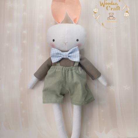 Króliczek Henry, przytulnka, prezent GOTOWY