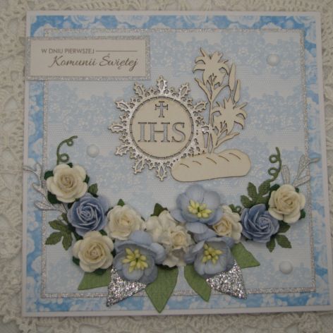 Kartka komunijna w pudełku 05