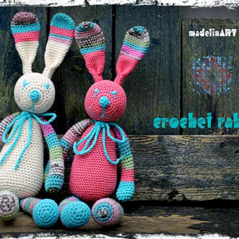 Królik przytulanka FUNNY RABBITS
