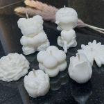 Świeca sojowa miś z serduszkiem mr handmade - Miś