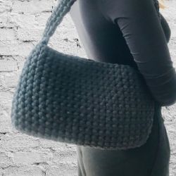 Mała torebka na ramię, jeans torba .