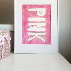 Obrazek/Plakat Pink + RAMKA