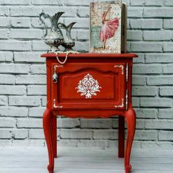 Szafka ręcznie malowana, delikatny kolor, ludwikowska, dekory, wysyłka