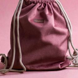 Brudnoróżowy workoplecak basic