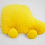 Poduszka samochód żółty - Tył poduszki