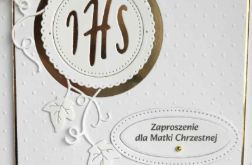 Zaproszenie Komunijne dla Matki Chrzestnej