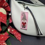 Skrzat Krasnal na Walentynki - Brelok zawieszka do kluczy torebki - Skrzat Krasnal na Walentynki - Brelok zawieszka do kluczy torebki