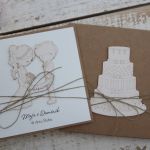 Rustykalna kartka ślubna z pudełkiem 25 - kartka ślubna z personalizacją