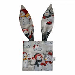 Szmatka sensoryczna z uszkami Bałwanki (425893)