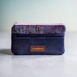 Grafitowo-granatowy portfel