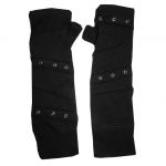 Rękawiczki czarne rockowe mitenki - rękawiczki czarne mitenki