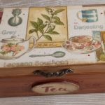 Tea - pudełko na herbatę - Herbaciarka - drewniane pudełko