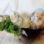 Kocie jaja z wiecznym zielonym chrobotkiem - 