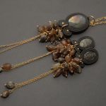 kolczyki lub klipsy sutasz z labradorytami i agatami - 