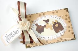 Album dla chłopczyka w kolorach brązowych