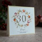 Kartka na 30 urodziny z personalizacją, BH 65 - Kartka na 30 urodziny