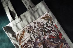 Ręcznie malowana torba tote shopperka FIELD