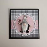 Krtka świąteczna Boże Narodzenie różowa skrzat - Krtka świąteczna Boże Narodzenie różowa skrzat