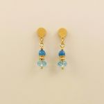 Kolczyki mini z kryształkami Swarovskiego. - Kolczyki mini z kryształkami Swarovskiego.