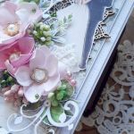 Kartka ślubna do pudełka - Z boku