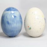 Jajko ceramiczne - pisanka wielokolorowa - jajka pisanka