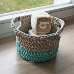 Koszyk - beż + mięta - 
