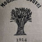 Moulins de Bouvet  - poduszki w stylu vintage - haftowane - 