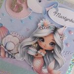 Personalizowana kartka na urodziny Syrenka - Personalizowana kartka na urodziny Syrenka